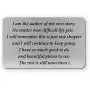Semicolon Jewelry Mental Health Awareness Gift Wallet Insert Suicide Awareness Mental Illness Wwareness Gift New Beginning Gift