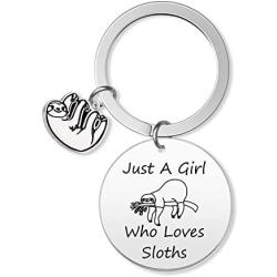 Funny Sloth Gift Just A Girl Who Loves Sloth Bracelet Sloth Jewelry Sloth Lover Gifts