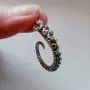 Silver Tone Steampunk Octopus Pirates of the Caribbean Necklace Earring Ring Jewelry Gift Set