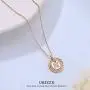 URIZZD Sterling Silver Initial Necklaces for Women Rose Gold Letter Womens Necklace Adjustable Simple Alphabet Coin Pendant Necklaces Dainty Jewelry Gift for Women URIZZD Sterling Silver Initial Necklaces for Women Rose Gold Letter Womens Necklace Adjustable Simple Alphabet Coin Pendant Necklaces Dainty Jewelry Gift for Women