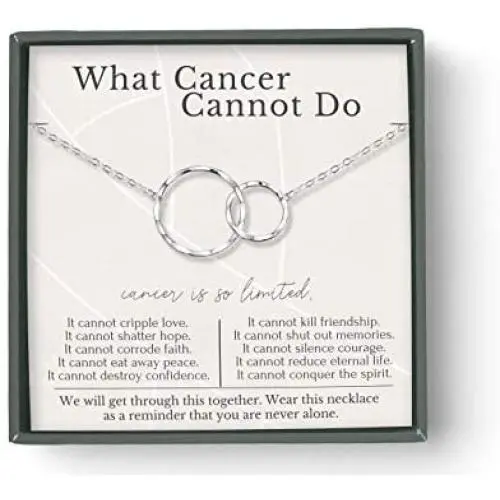 HOPE LOVE SHINE Women Cancer Gifts for Friends Mom Daughter Chemo Cancer Inspirational Jewelry Necklace Meaningful Caring Message