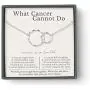 HOPE LOVE SHINE Women Cancer Gifts for Friends Mom Daughter Chemo Cancer Inspirational Jewelry Necklace Meaningful Caring Message