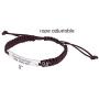 “She believed she could so she did” Pendant Rope Bracelet - Family Motivational Jewelry Gift