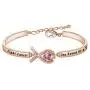 MAOFAED Cancer Fighter Gift Cancer Survivor Gift Fight Cancer One Round at A Time Cancer Awareness Jewelry Cancer Patients Jewelry Gift for Her