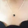 Dazzlingrock Collection 14K Round 6 MM Gemstone & Diamond Ladies Halo Pendant (Silver Chain Included), Rose Gold Dazzlingrock Collection 14K Round 6 MM Gemstone & Diamond Ladies Halo Pendant (Silver Chain Included), Rose Gold