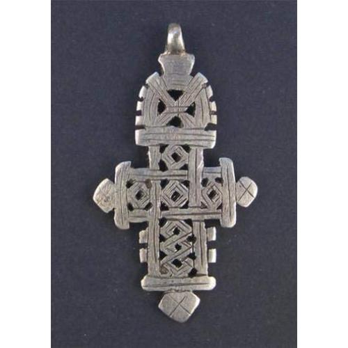 Silver Ethiopian Coptic Cross Pendant, 100% Authentic & Genuine African Abyssinian Product, Orthodox Christian Pendant for Jewelry, The Bead Chest