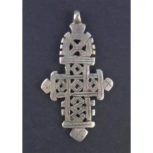 Silver Ethiopian Coptic Cross Pendant, 100% Authentic & Genuine African Abyssinian Product, Orthodox Christian Pendant for Jewelry, The Bead Chest Silver Ethiopian Coptic Cross Pendant, 100% Authentic & Genuine African Abyssinian Product, Orthodox Christian Pendant for Jewelry, The Bead Chest