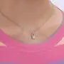 Message Card Friendship Sailing Necklace Brave Sea Wave Pendant Chain Good Luck Necklace with Gift Card