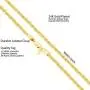 Lifetime Jewelry 5mm Rope Chain Necklace 24k Real Gold Plated for Men Women Teen