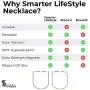 Elegant Titanium Magnetic Therapy Necklace Pain Relief for Neck Arthritis Migraine Headaches Shoulders And Back (Czech Stone Silver), Womens - Width: .25in Elegant Titanium Magnetic Therapy Necklace Pain Relief for Neck Arthritis Migraine Headaches Shoulders And Back (Czech Stone Silver), Womens - Width: .25in