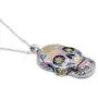 Floral Sugar Skull Necklace Floral Sugar Skull Necklace