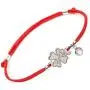 SOLOMIYA Good Luck Lucky Bracelet - 4 Leaf Clover Flower 925 Sterling Silver Charm - Adjustable Friendship Red String Evil Eye Protection Bracelets for Girls Womens (Lucky) SOLOMIYA Good Luck Lucky Bracelet - 4 Leaf Clover Flower 925 Sterling Silver Charm - Adjustable Friendship Red String Evil Eye Protection Bracelets for Girls Womens (Lucky)
