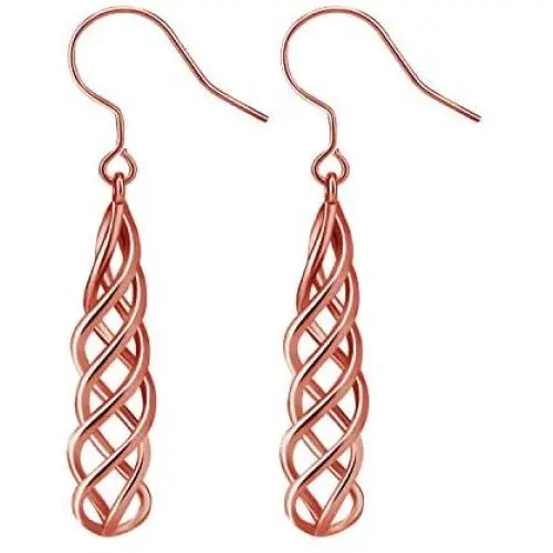 925 Sterling Silver Irish Vintage Celtic Knot Dangle Earrings Good Luck Celtics Three-dimensional Spiral Earrings Jewelry Valentines Day Birthday Mothers Day Gifts for Women Teens 925 Sterling Silver Irish Vintage Celtic Knot Dangle Earrings Good Luck Celtics Three-dimensional Spiral Earrings Jewelry Valentines Day Birthday Mothers Day Gifts for Women Teens