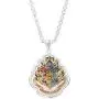 Harry Potter Womens and Girls Jewelry Silver Plated House Crest Pendant, 16''+2'' Harry Potter Womens and Girls Jewelry Silver Plated House Crest Pendant, 16''+2''