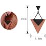 Hanpabum 4Pairs Wood Dangle Earrings Ethnic Statement Drop Earrings Stainless Steel Stud Bohemia Style Jewelry Set