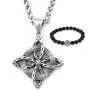 GUNGNEER Men Stainless Steel Irish Knot Shield Protection Pendant Necklace 20'' 28'' Keel Chain Celtic Jewelry Amulet GUNGNEER Men Stainless Steel Irish Knot Shield Protection Pendant Necklace 20'' 28'' Keel Chain Celtic Jewelry Amulet