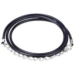 Pizazz Studios 18mm 20mm Snap Charm Leather Cord Necklace