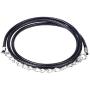 Pizazz Studios 18mm 20mm Snap Charm Leather Cord Necklace