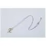 WRISTCHIE Sterling Silver Jewelry Cat On Moon Pendant Necklace 18''