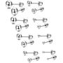 Udalyn 8 Pairs Stainless Steel Ball Earrings Studs Screw Backs Ear Cartilage Earrings for Women Men 1.5-7mm