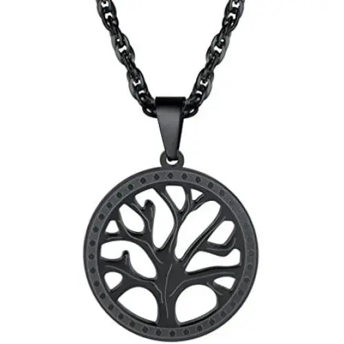 PROSTEEL Tree of Life Necklace,Nature Spiritual Necklace,Family Tree Necklace,Mens Womens Jewelry, Come Gift Box