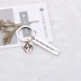 WSNANG Best Husky Mom Ever Keychain Husky Jewelry Dog Mom Gift Dog Lover Jewelry for Husky Lover