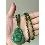 Laughing Buddha Green Jade Stabilized Turquoise Pendant 26'' Necklace Bead Carved Long Large Boho Chain Genuine Certified Grade A Jadeite Hand Crafted, Jade Medallion Laughing Buddha Green Jade Stabilized Turquoise Pendant 26'' Necklace Bead Carved Long Large Boho Chain Genuine Certified Grade A Jadeite Hand Crafted, Jade Medallion