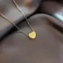 QeenseKc Dainty Heart Name Engraved Necklace Personlized 18K Gold Plated Initial Pendant Jewelry for Women Girls QeenseKc Dainty Heart Name Engraved Necklace Personlized 18K Gold Plated Initial Pendant Jewelry for Women Girls