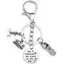 FUSTMW Runner Gifts Marathon Gift Runner Keychain Marathon Jewelry Running Gifts She Believed She Could 13.1 26.2 Keychain Marathon Gift for Her FUSTMW Runner Gifts Marathon Gift Runner Keychain Marathon Jewelry Running Gifts She Believed She Could 13.1 26.2 Keychain Marathon Gift for Her