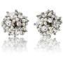 Real 99.9 Silver Needle Zirconia Cubic Swarovski Handmade Gemstone Jewelry Special Earrings Collection