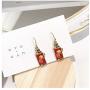 Creative retro style retro TV game earrings simulation personality wacky earrings