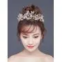 fxmimior Gold Butterfly Bead Bridal Wedding Crown Headband Women Crystal Tiara Headpiece Wedding Hair Accessories for Women fxmimior Gold Butterfly Bead Bridal Wedding Crown Headband Women Crystal Tiara Headpiece Wedding Hair Accessories for Women