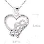 ALOV Jewelry Sterling Silver 60th Birthday Aged to Perfection Cubic Zirconia Pendant Necklace ALOV Jewelry Sterling Silver 60th Birthday Aged to Perfection Cubic Zirconia Pendant Necklace