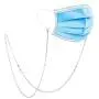 Face Mask Holder Lanyard Chain Sterling Silver Mask Necklace Strap Holder Face Mask Retainer for Women Men (Face Mask Holder Chain -2)