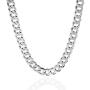 Quadri - Cuban Link Chain 10 mm in 925 Sterling Silver Italian Diamond-Cut Necklace for Men - 18 to 30 Inch - Premium Quality Made in Italy Certified - Gift Box Included