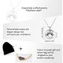 Uloveido Simple Mountain Necklace Mustard Seed Pendant, Stainless Steel Mountain Range Necklace Jewelry, Nature Necklace Y634