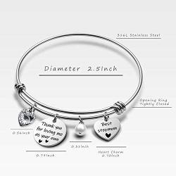 Step Mother Gift Thank You for Loving Me as Your Own Step Mother Bracelet Step Mom Bracelet Step Mom of Bride Gifts Adoption Bracelet Foster Mom Gift（BR-As your own）