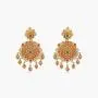 Tarinika Arina Gold-Plated Indian Jewelry Set with Necklace and Earrings - White Red Green Tarinika Arina Gold-Plated Indian Jewelry Set with Necklace and Earrings - White Red Green