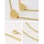 Makone Heart Necklace Gold 18k Layered Choker Necklace Gift for Women Girls Necklace Adjustable Layering Jewelry Set Makone Heart Necklace Gold 18k Layered Choker Necklace Gift for Women Girls Necklace Adjustable Layering Jewelry Set