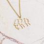 La Menagerie Elephant Gold Origami Jewelry & Gold Geometric Necklace – 18 Karat Plated Gold Necklace & Elephant Necklaces for Women – Elephant Necklace for Girls & Origami Necklace