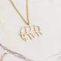 La Menagerie Elephant Gold Origami Jewelry & Gold Geometric Necklace – 18 Karat Plated Gold Necklace & Elephant Necklaces for Women – Elephant Necklace for Girls & Origami Necklace