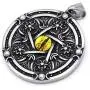 Gungneer Wiccan Pentagram Necklace Stainless Steel Pendant Keel Chain Protection Pentacle Jewelry for Men Women Gungneer Wiccan Pentagram Necklace Stainless Steel Pendant Keel Chain Protection Pentacle Jewelry for Men Women