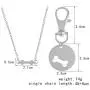 MIXIA 2pcs/Set Dog Bone Charm Necklace Collar Matching Friendship Best Friend Keyring Jewelry Pet Jewelry Dog Lover Gift Set