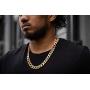 Gold Cuban Link Chain Necklace for Men Real 14MM 24K Plated Karat Diamond Cut Heavy w Solid Thick Clasp US MADE