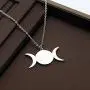 CENWA Triple Moon Goddess Symbol Pendant Necklace Symbol Alchemy Jewelry Wiccan Jewelry Alchemy Symbol Pendant Necklace CENWA Triple Moon Goddess Symbol Pendant Necklace Symbol Alchemy Jewelry Wiccan Jewelry Alchemy Symbol Pendant Necklace