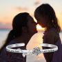 HOLLP Mother Daughter Rose Flower Bracelet Where You Lead I Will Follow Friendship Jewelry