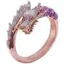 HSQYJ Dragon Ring Devil Tail Arrows Enamel Crystal Rings Gothic Dragon Engagement Anniversary Party Statement Rings Simple Fashion Creative Jewelry for Women Men Gift Plated Rose Gold HSQYJ Dragon Ring Devil Tail Arrows Enamel Crystal Rings Gothic Dragon Engagement Anniversary Party Statement Rings Simple Fashion Creative Jewelry for Women Men Gift Plated Rose Gold