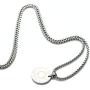 Xusamss Fashion Titanium Steel Animal Leo Letter Pendant with 24'' Chain Necklace