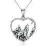 CHENGHONG Wolf Necklace 925 Sterling Silver Viking Accessories Wolf Pendant Jewelry Gifts for Girls Women Men CHENGHONG Wolf Necklace 925 Sterling Silver Viking Accessories Wolf Pendant Jewelry Gifts for Girls Women Men