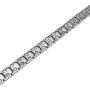 MagnetRX® Ultra Strength Magnetic Anklet for Men - Arthritis Ankle Pain Relief Magnetic Therapy Anklets - Mens Titanium Ankle Bracelets (Silver)